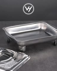 Stainless Steel Serving Tray with Cover