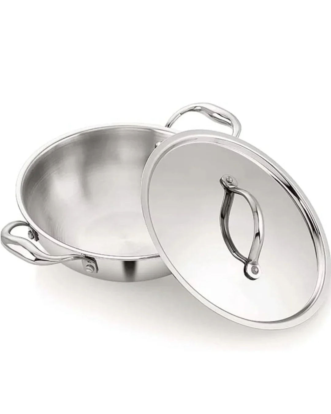 Tri-Ply Stainless Steel Wok Combo Set (28/30/32cm)