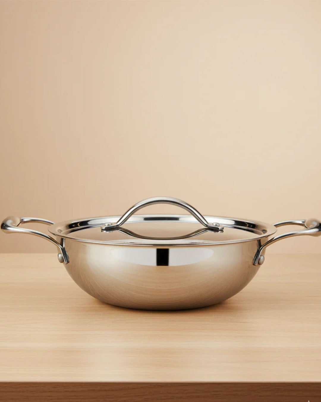 Tri-Ply Stainless Steel Wok Combo Set (28/30/32cm)