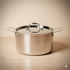 24 cm Triple-Ply Stainless Steel Casserole (5.6 L)