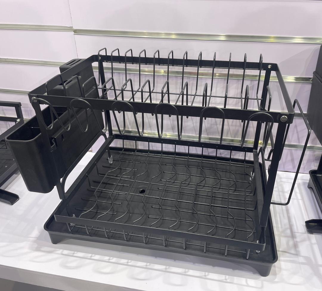 Drainer Rack with Drip Tray (Premium Steel)