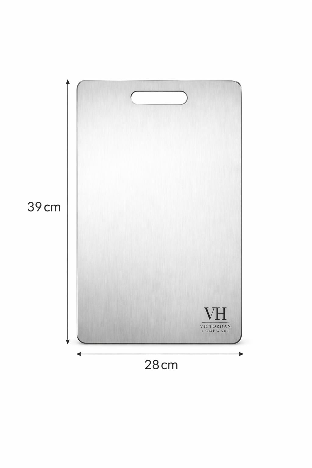 VH Premium 304 Stainless Steel Cutting Board – Hygienic & Durable