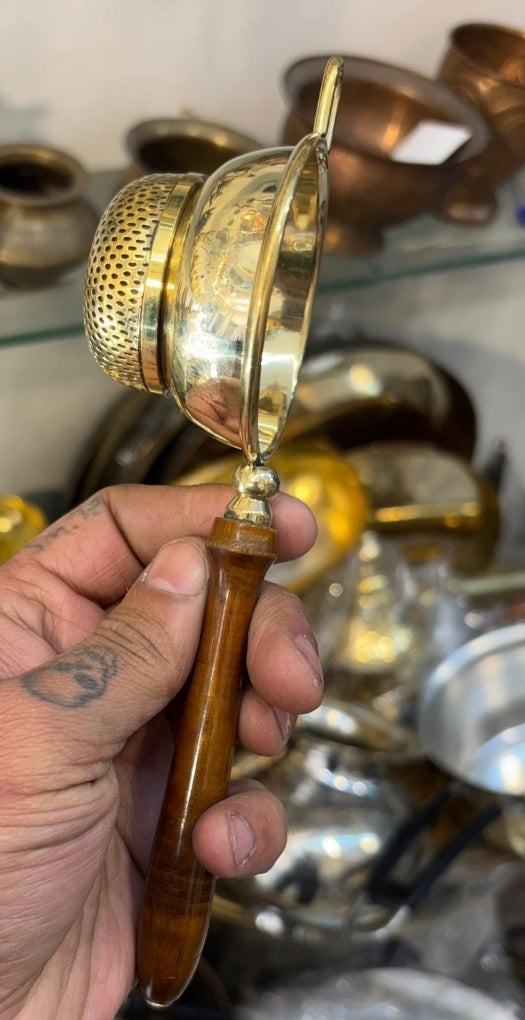 Premium Brass Tea Strainer (Chah Pouni)