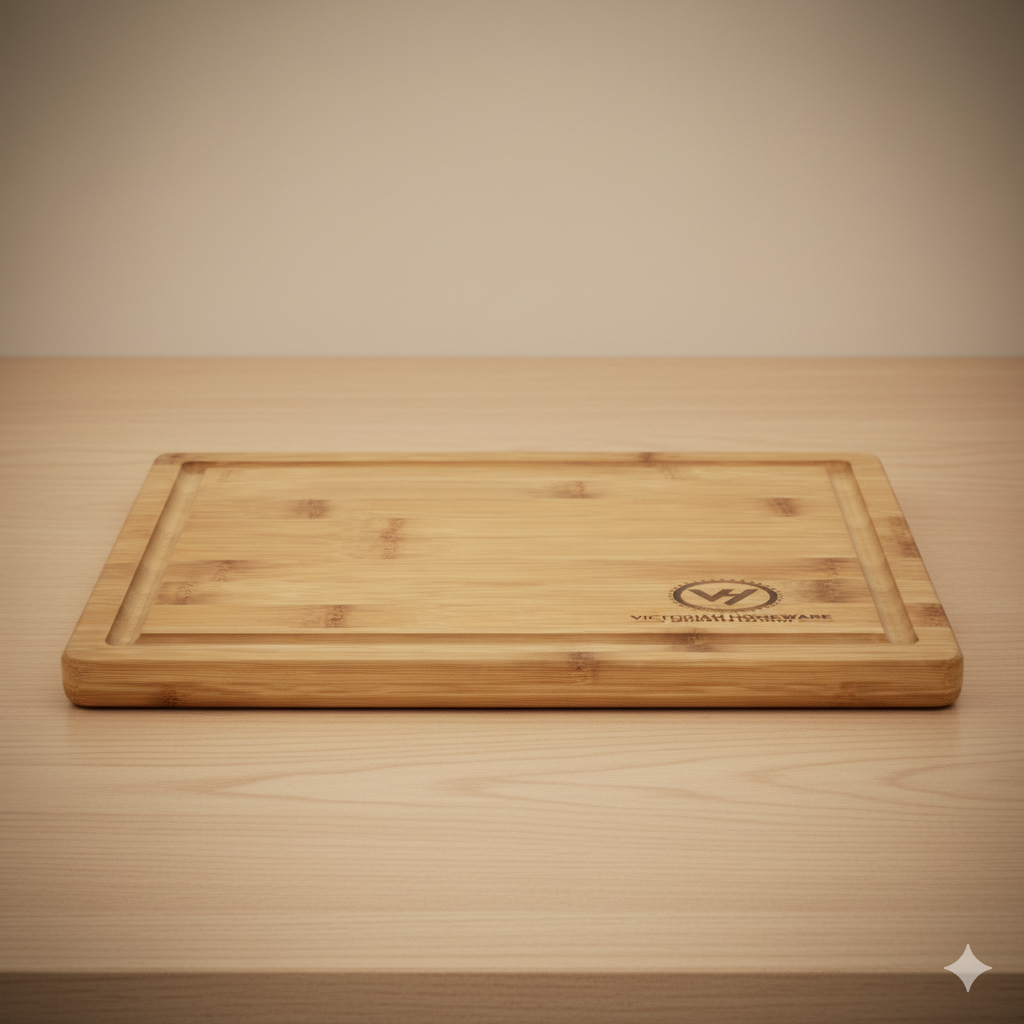 Raw Cast Iron Skillet (30cm) with FREE Bamboo Cutting Board