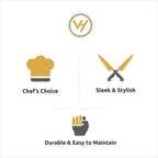 Stainless Steel Chef Knife (8")