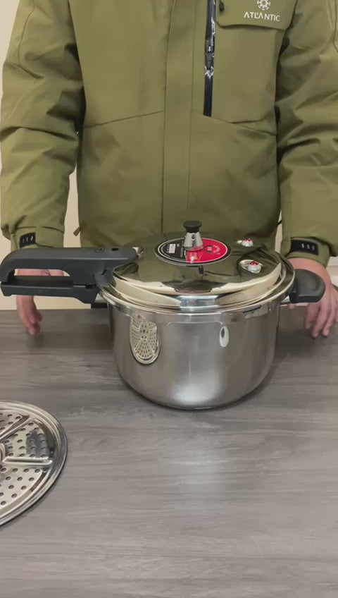 Stainless Steel Pressure Cooker (4L & 6L)