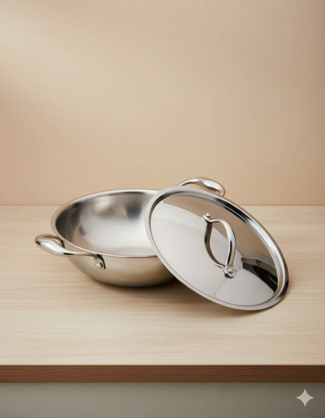 STAINLESS STEEL TRIPLY COMBO DEALS | 32cm WOK & 30cm WOK & 28cm WOK
