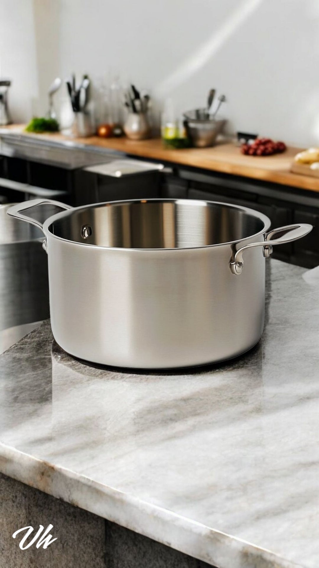 24 cm Triple-Ply Stainless Steel Casserole (5.6 L)