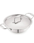 Stainless Steel Tri-Ply Non-Stick Wok with Lid (32 cm)