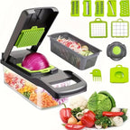 16-Piece Multifunction Vegetable Chopper Set