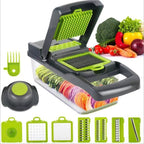 16-Piece Multifunction Vegetable Chopper Set