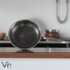 28cm Tri-Ply Honeycomb Frypan with Glass Lid