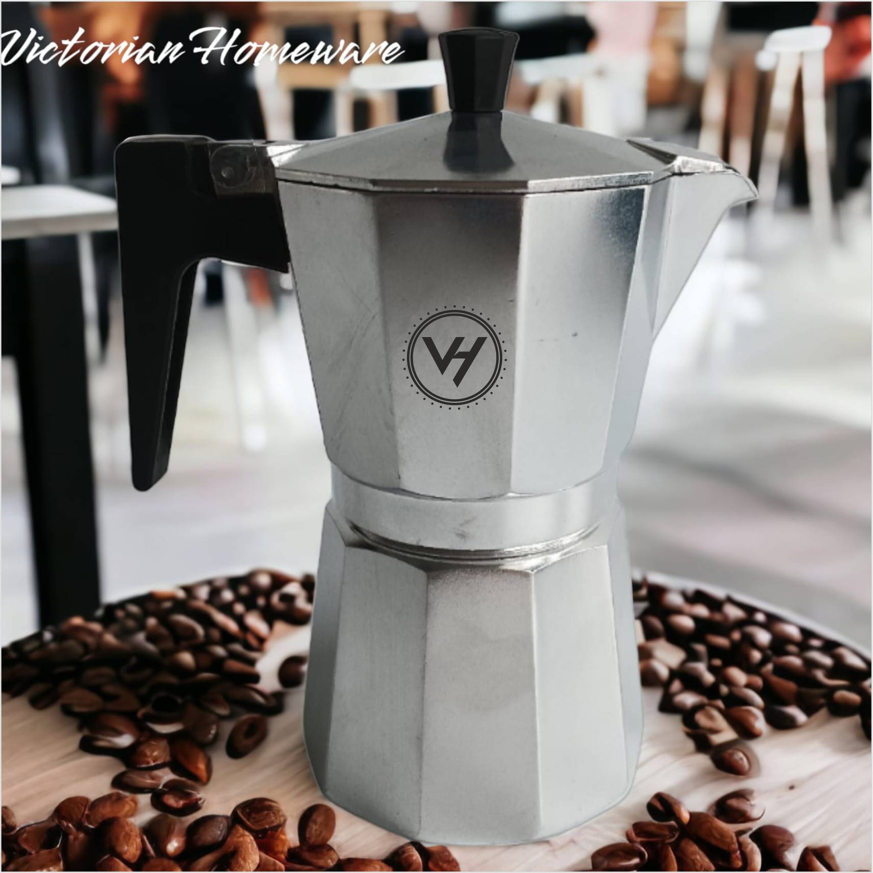 6-Cup Stovetop Moka Pot Espresso Maker