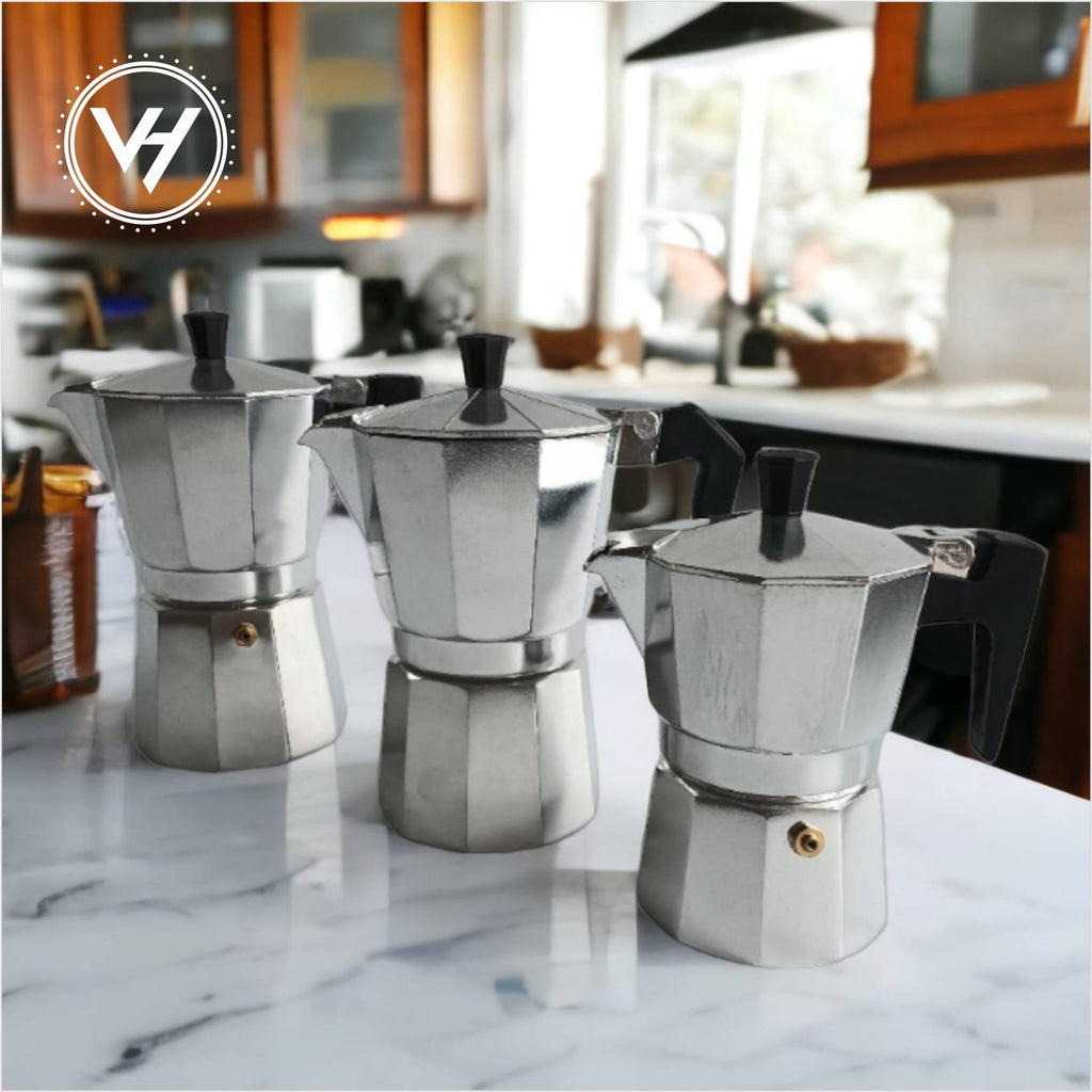 Italian Espresso Coffee Maker (Moka Pot)