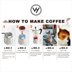 Italian Espresso Coffee Maker (Moka Pot)