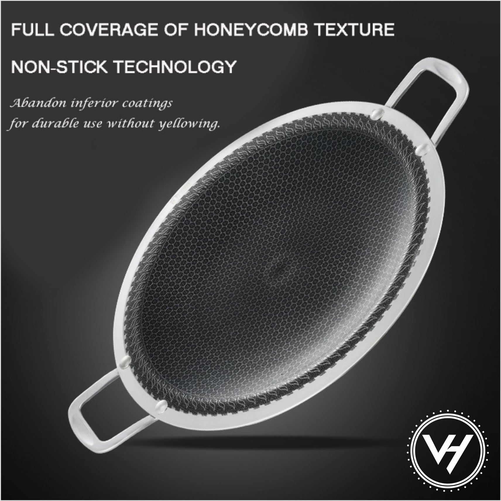 36.5cm Stainless Steel Tawa