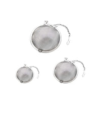 3-Piece Stainless Steel Tea Infuser & Spice Filter Set