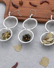 3-Piece Stainless Steel Tea Infuser & Spice Filter Set