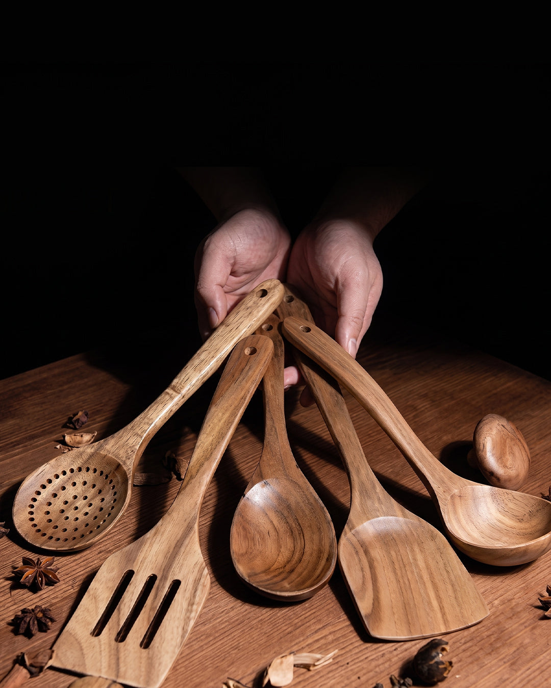 Handcrafted Wooden Cooking Spatula
